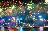 1月30日，香港2025年維多利亞港農歷新年煙花匯演盛大上演！